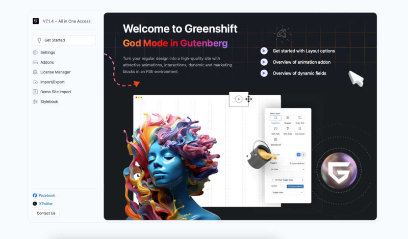 古腾堡原生区块插件 Greenshift 12 + 扩展 修改版-SODOS官网
